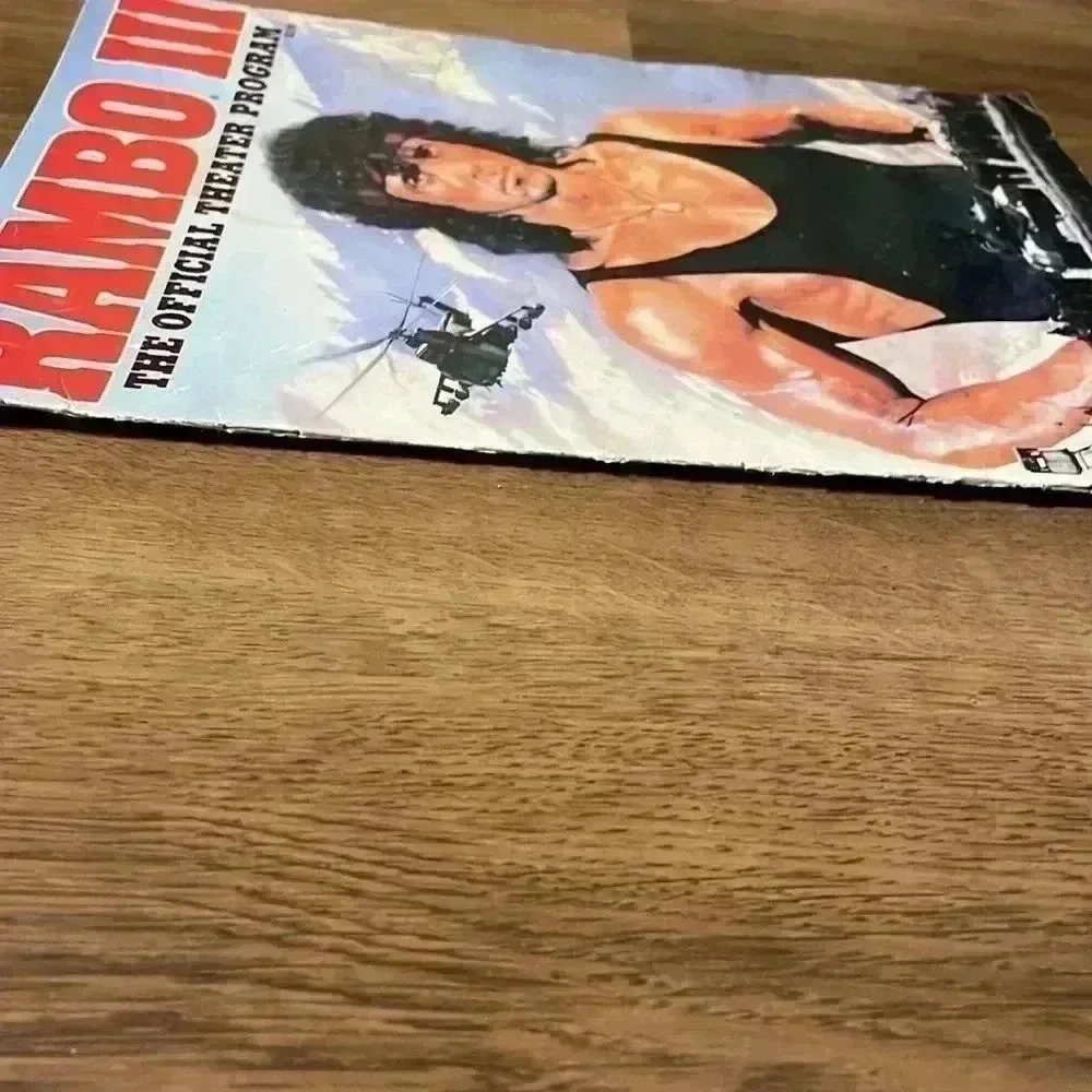 Vintage Rambo III Theater Program - Picture 11 of 11